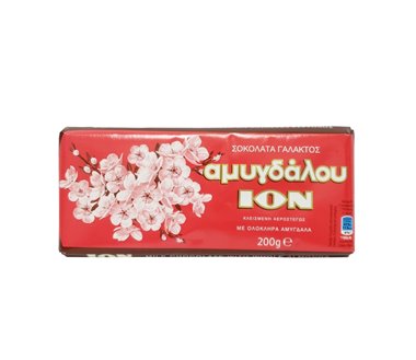MILK CHOCOLATE WITH ALMONDS ION 200g