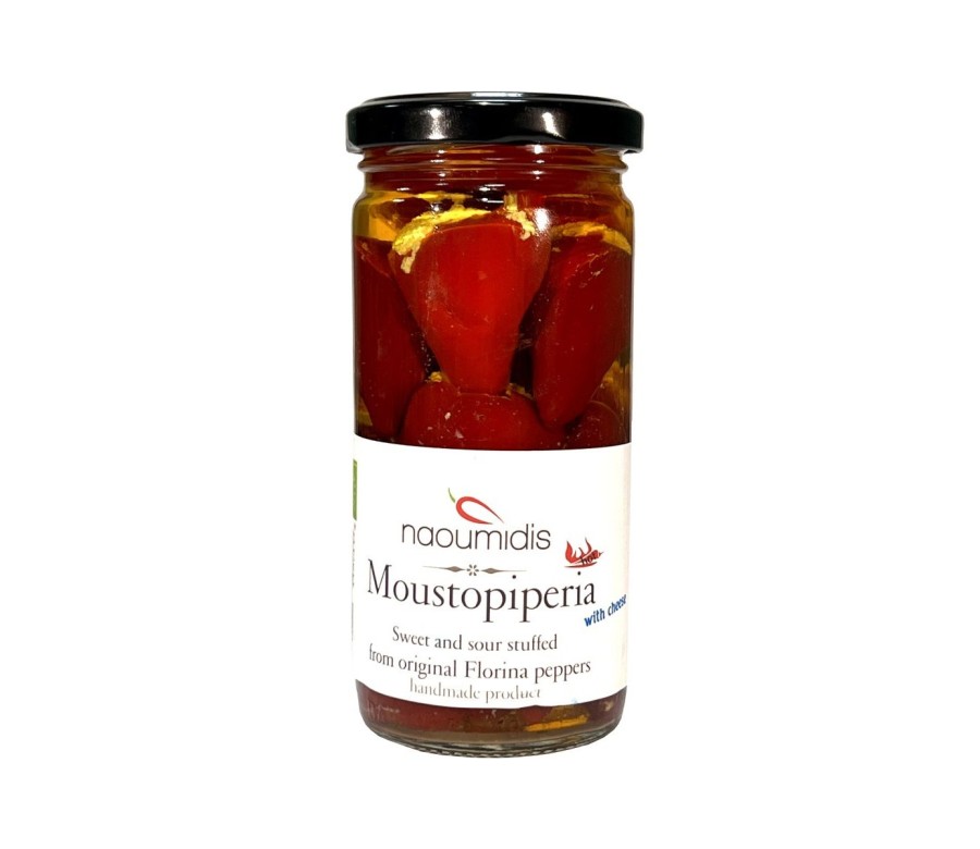 SWEET & SOUR PEPPERS STUFFED WITH CHEESE NAOUMIDIS 260g
