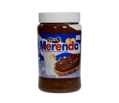 HAZELNUT SPEAD WITH MILK AND COCOA MERENDA PAVLIDIS 570g