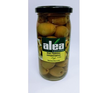 Green Pittted Olives jar...