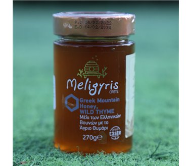 GREEK MOUNTAIN HONEY WILD THYME MELIGYRIS 270g