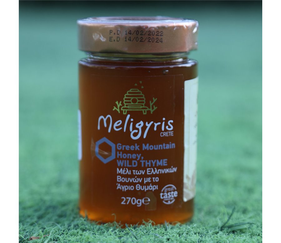 GREEK MOUNTAIN HONEY WILD THYME MELIGYRIS 270g